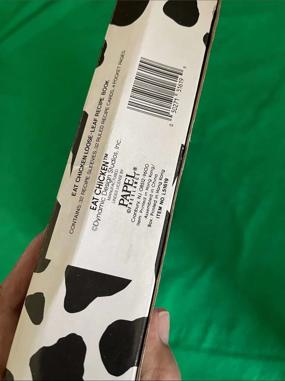 Eat Chicken Recipe Book - Black & White